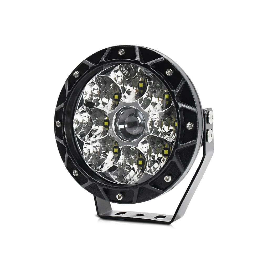 E16 Round LED Work Light 14000LM Super Bright Driving Fog Light Motorbike Auxiliary Lights 9-30V Fog Lamps For ATV Tractor Truck