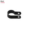 100PCS R-Type Nylon Cable Clamp Pipe Mounting Fix Wiring Hose Fasteners Durable Insulation Electrical Fittings High Quality