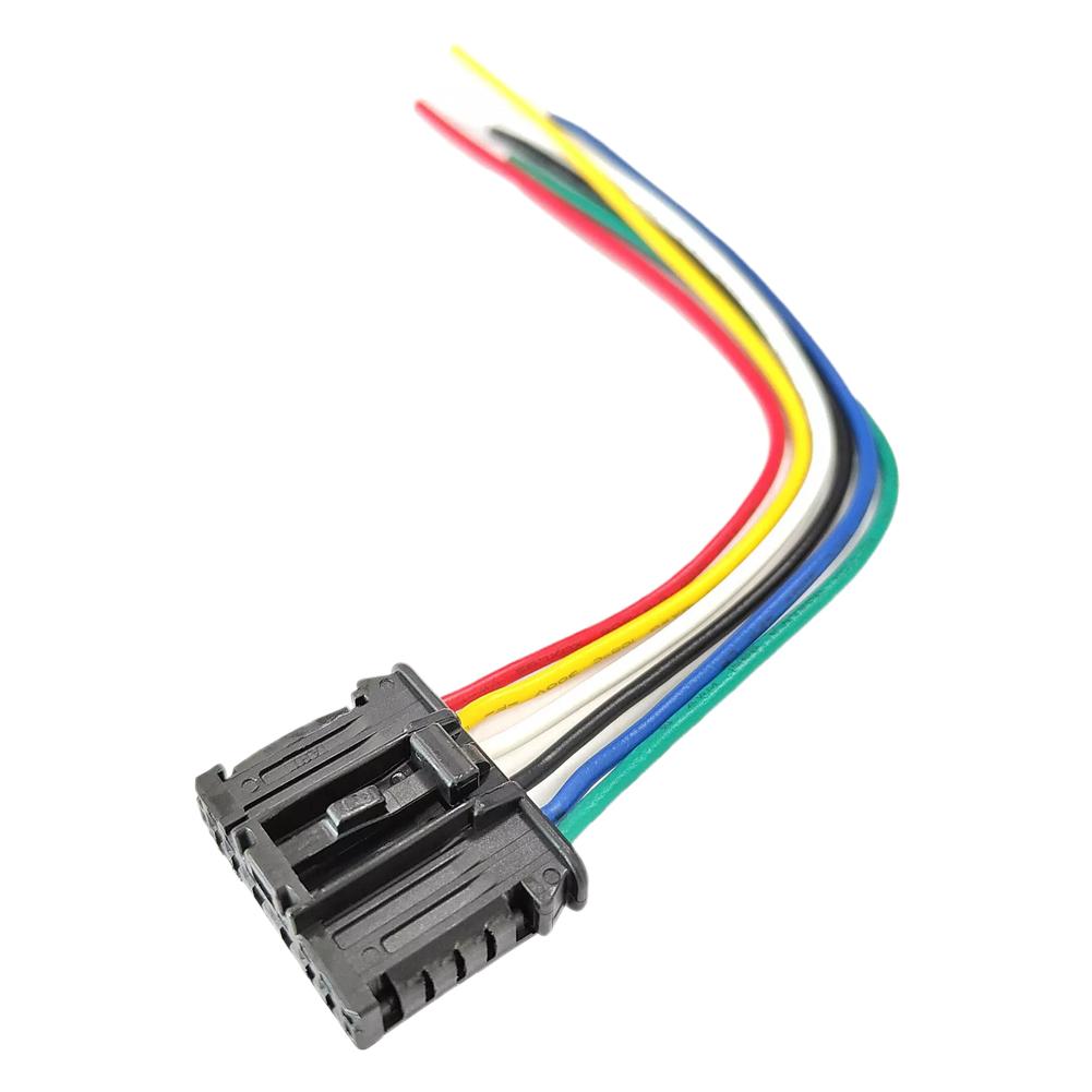 Rear Tail Light Connector Plug 6Pin For PEUGEOT 206 207 208 301 307 308 508 2008 6Pin Connector Pigtail Plug Prewired 16062 E7D8