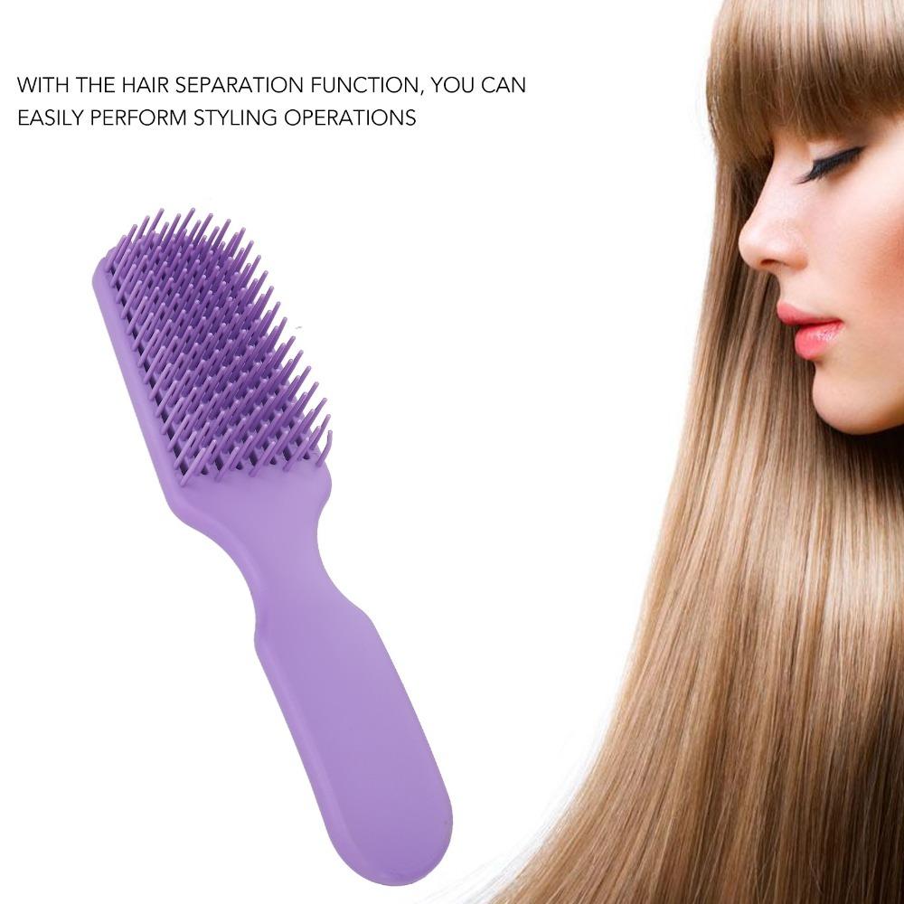 3pcs Rounded Tips Detangling Hair Brush Nine Claw Comb Massage Hair Brush  For Curly Kinky Hair