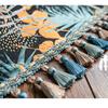 Vintage Luxe Chinese Modern Style Fabric Table Runner Rectangular Dining Room Decorative Cloth