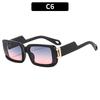 Latest High Quality Female Stylish Sun Eyewear Square Retro Sunglasses Male Retro Black Outdoor Travel Mirror Oculos De Sol