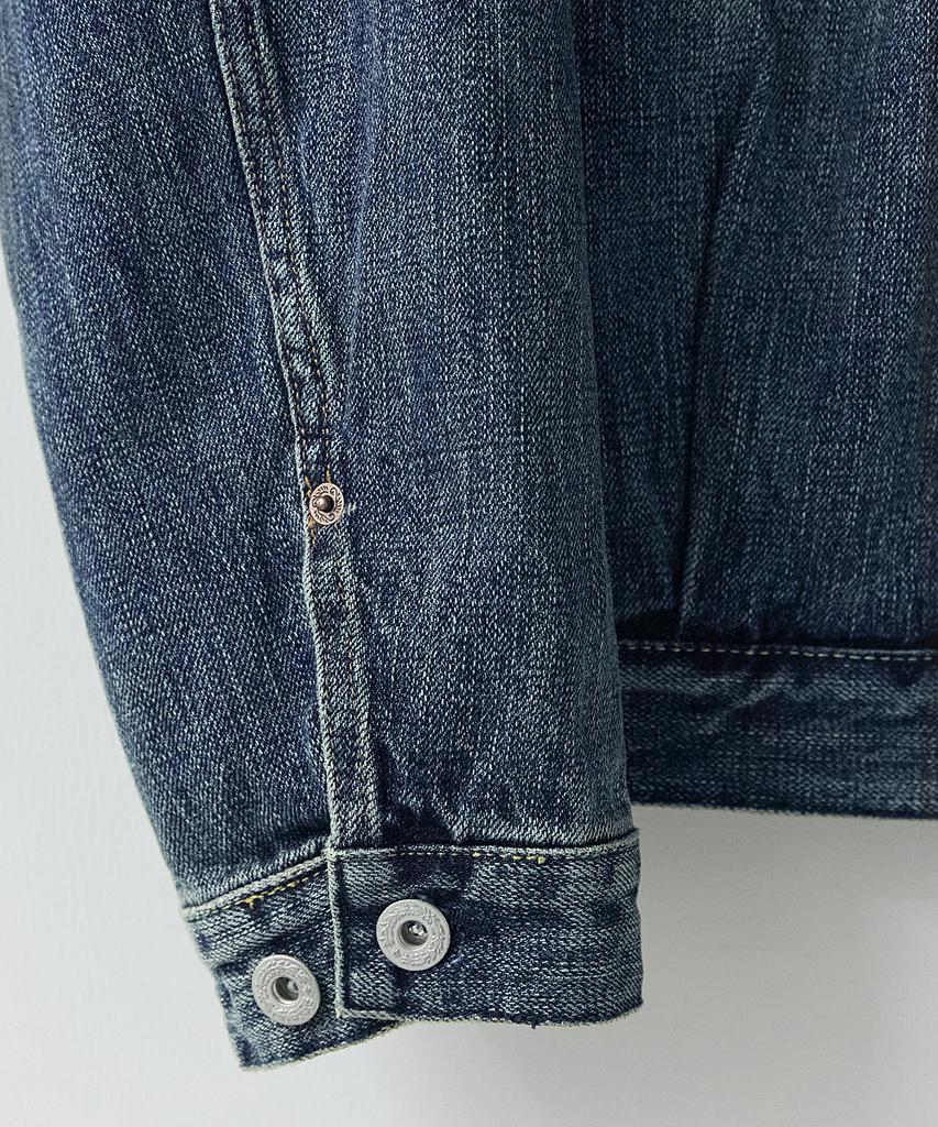 Roughside Trucker Denim Jacket Used Blue