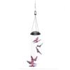 Solar Wind Chimes Lamp Outdoor LED Colorful Gradient Solar Wind Chimes Lamp Garden Decoration