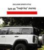 BJ40 City Hunter D-Pillar Blackout Trim Sticker - Black Warrior Edition