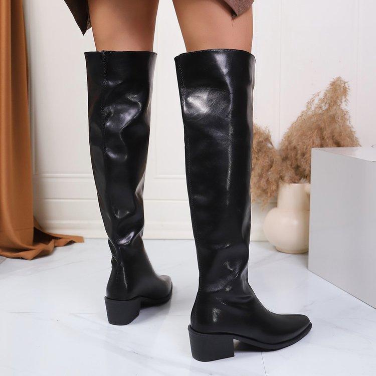 2025 New Autumn and Winter Pointed Slim Knight Boots