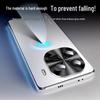 High-end Frosted Business Protective Cover for iQOO 12 Pro & iQOO 11S - Electroplated Metal Lens, All-inclusive Mobile Phone Case.