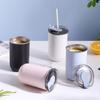 300ml Portable Tea Water Stainless Steel Beer Cups Coffee Tumbler Thermal Mug Water Bottle