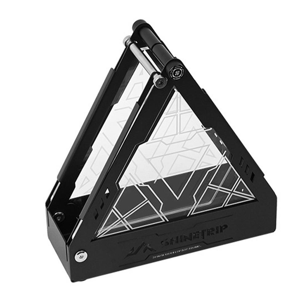 

Outdoor Mosquito Coil Holder Triangle Light Box Removable Portable Bug Repellent Rack Acrylic Light Stand for Tent Hiking BBQ