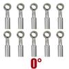 10X 10mm Motorcycle Hydraulic Reinforced Brake Clutch Oil Fuel Hose Line Pipe Fitting Joint Brake Line Adapter 0 28 90 Degree