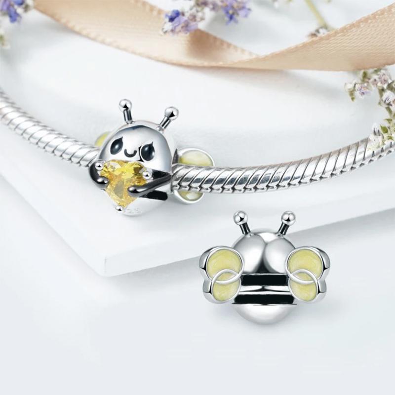 New 925 Silver Chameleon Turtle Tiger Duck Magpie Charms Beads Fit Original Pendant Bracelet DIY Fashion Jewelry