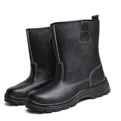 Arbeitsversicherungsschuhe, bruch- und durchstichsichere Stiefel, Sicherheitsschuhe zum Schutz, verschleißfester Baotou aus Stahl, Schuhe zum Elektroschweißen