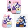 Kuromi Kindergarten Backpack For Kids Cartoon Large Capacity Lightweight School Bag