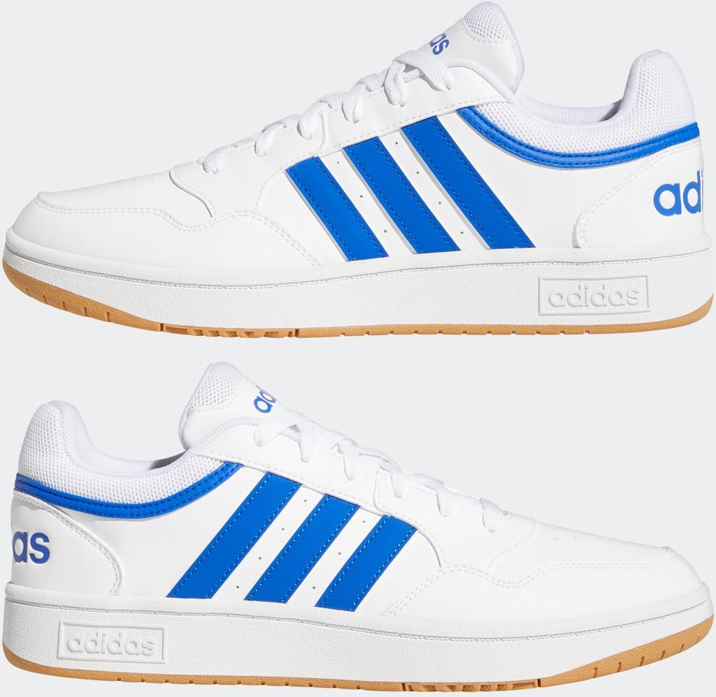Sneakers Adidas Hoops 3.0 Low Classic Vintage Cloud White/team Royal Blue/gum 3