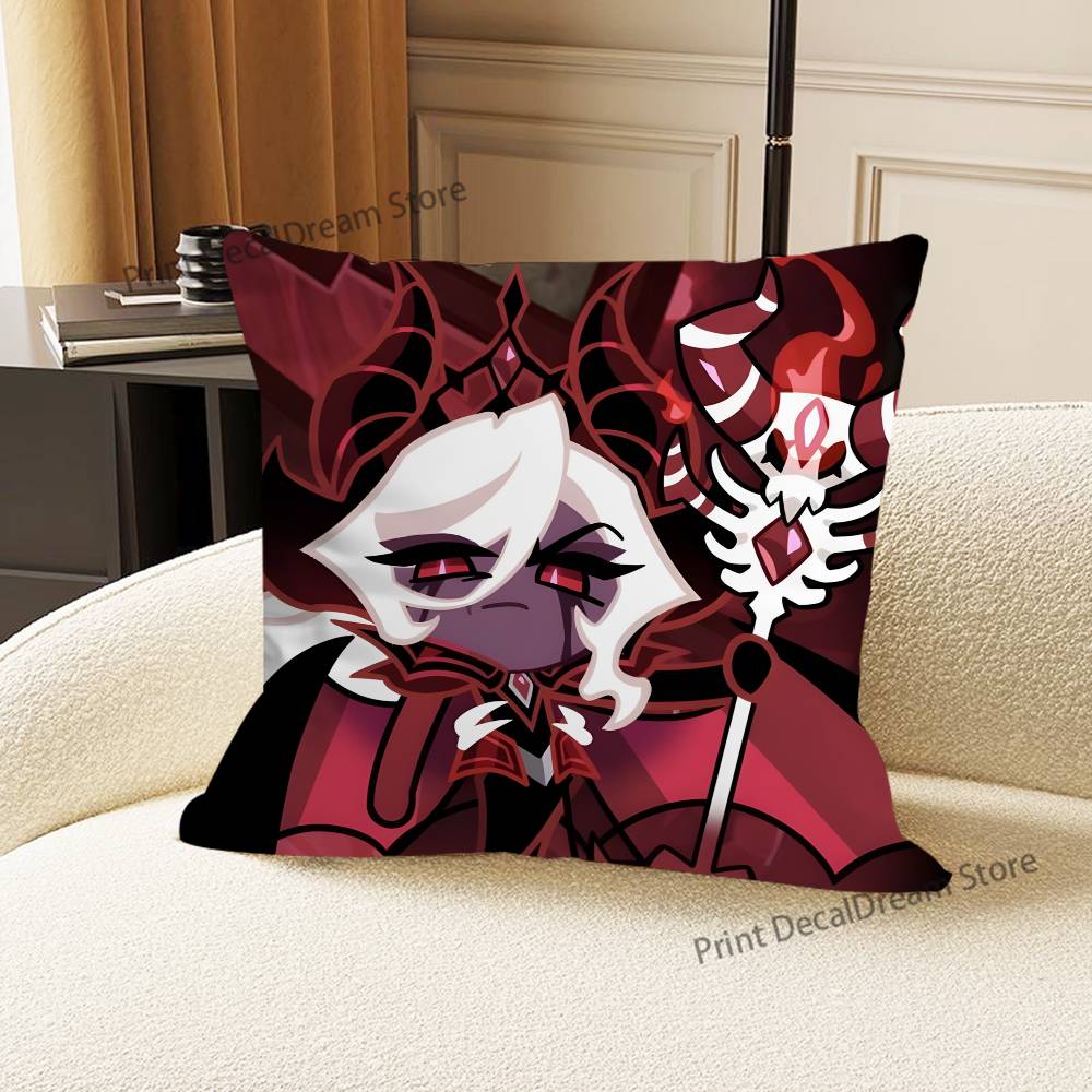 Dark E-Enchantress Cookie Run Cushion For Bedroom Car Coffee Shop Room and Living Room Sofa Decorative Pillow Cover Case