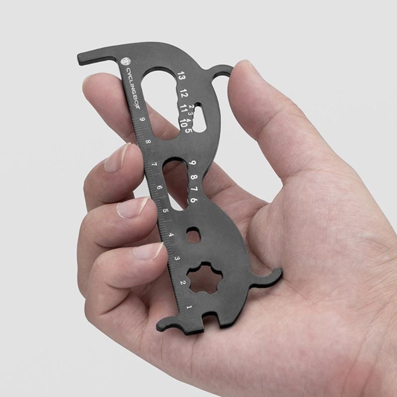 6 in 1 Bike Chain Checker Chain Checker Gauges Tool Bike Chain Wear Indicators Bicycles Chain Gauges Measurement Checker