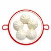 Non-Stick Silicone Steamer Basket Heat Resistant Dumpling Steamer  Steaming Vegetables