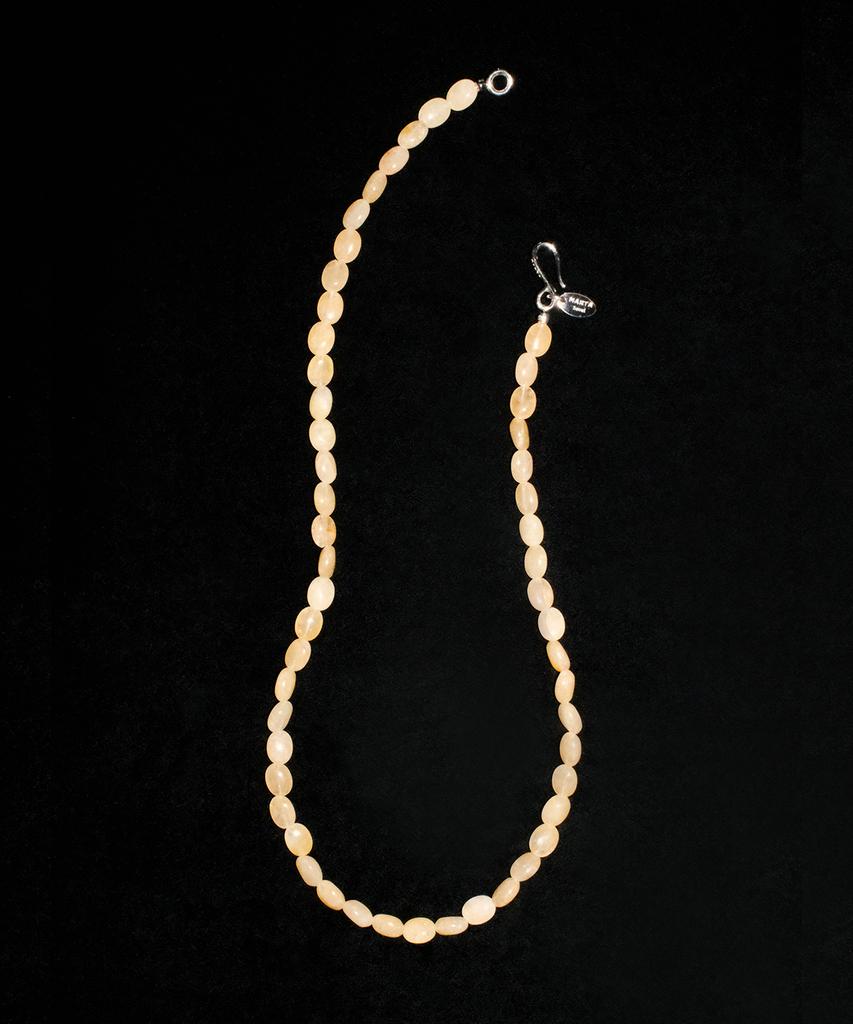 Marta 925 Silver. Pebble Necklace_Lemon