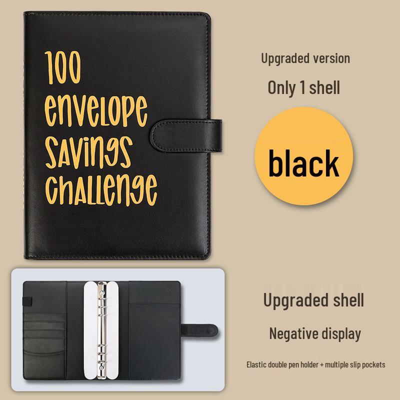 100-Day Cross-Border Savings Challenge Notebook for Couples