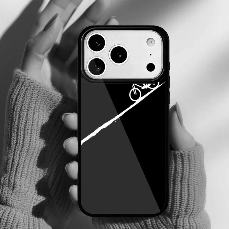 BIKE CYCLING Sport Phone Case for iPhone 17 16 15 14 13 Pro Max Back Cover for 12 11 Pro Coque