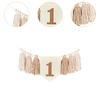 1ST Birthday Decoration Photo Prop Birthday Hanging Decoration Baby Shower Boys Girls Backdrop Garland 1 Year Birthday Banner