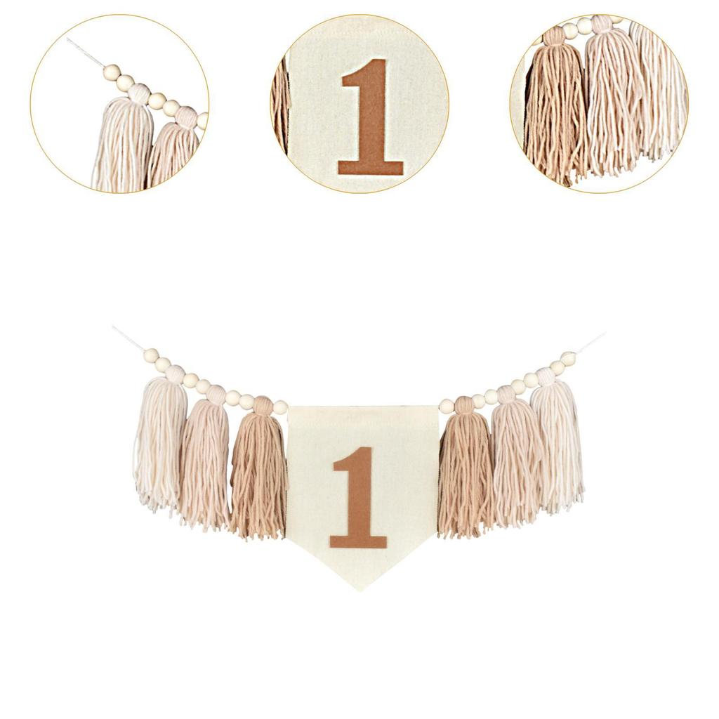 1ST Birthday Decoration Photo Prop Birthday Hanging Decoration Baby Shower Boys Girls Backdrop Garland 1 Year Birthday Banner