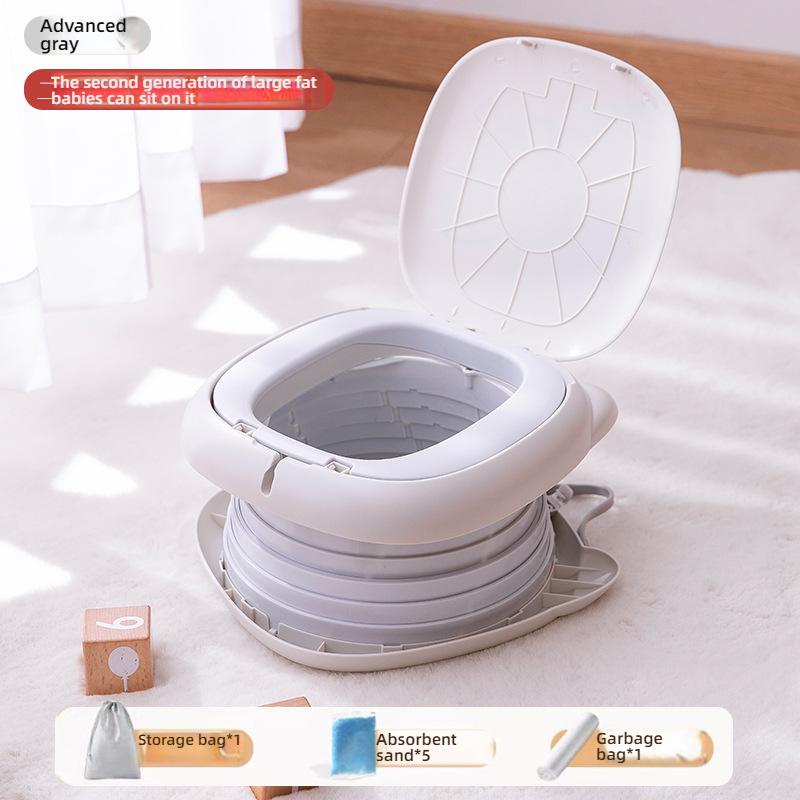 Portable Potty For Toddler Travel Foldable Potty Training Toilet For Car Camping Indoor Outdoor Bathroom For Baby Kids Children