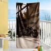 Harley-davidson Motorcycles Personalized Name Beach Towel Quick-Dry Soft Microfiber Perfect for Traveling Yoga Camping and Swimming