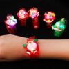 3PCS Cartoon Glowing Bracelets Adjustable Glowing Wristbands Childrens Toys Kindergarten Gift