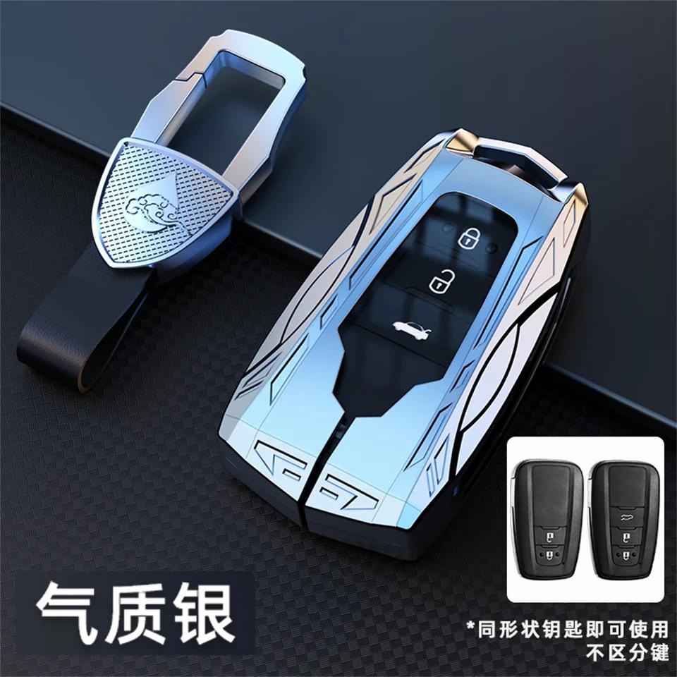 svagd6 Car Key Case For Toyota Prius Camry Corolla C-HR CHR RAV4 Prado Izoa Levin Avalon 2018 2019 2020 Zinc Shell Cover