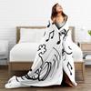 Snoopys Dancing Flannel Blanket Cartoon Vintage Throw Blankets for Sofa Bedding Lounge 200x150cm Bedspreads,