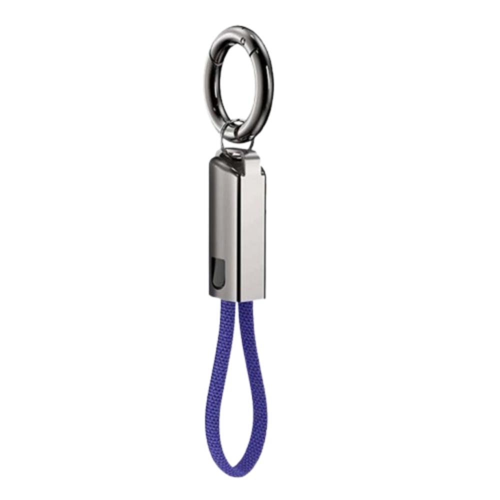 

Data Sync Type C TO Type C Cable Keychain TPE Mini Key Chain Charger Cord Phone Accessories синий