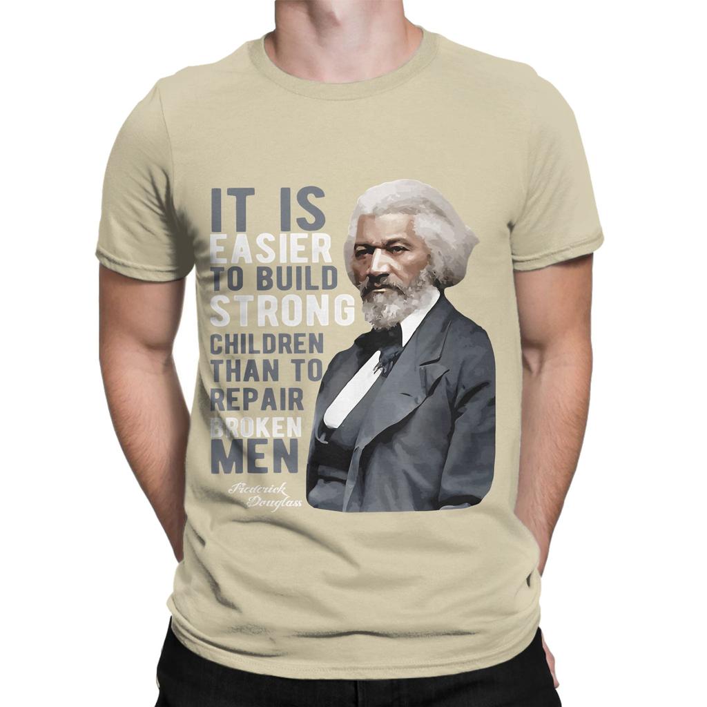 Frederick Douglass Poster Painitng Funny Graphic 100 Cotton TShirt Frederick Douglass Tees Tops For Unisex