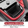 For Porsche Cayenne Macan Car Cup Holder Silicone Center Console Bottle Holder Insert Anti Slip Drink Organizer Auto Accessories
