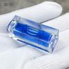 Blue Rectangular Acrylic Spirit Level with Transparent Bubble