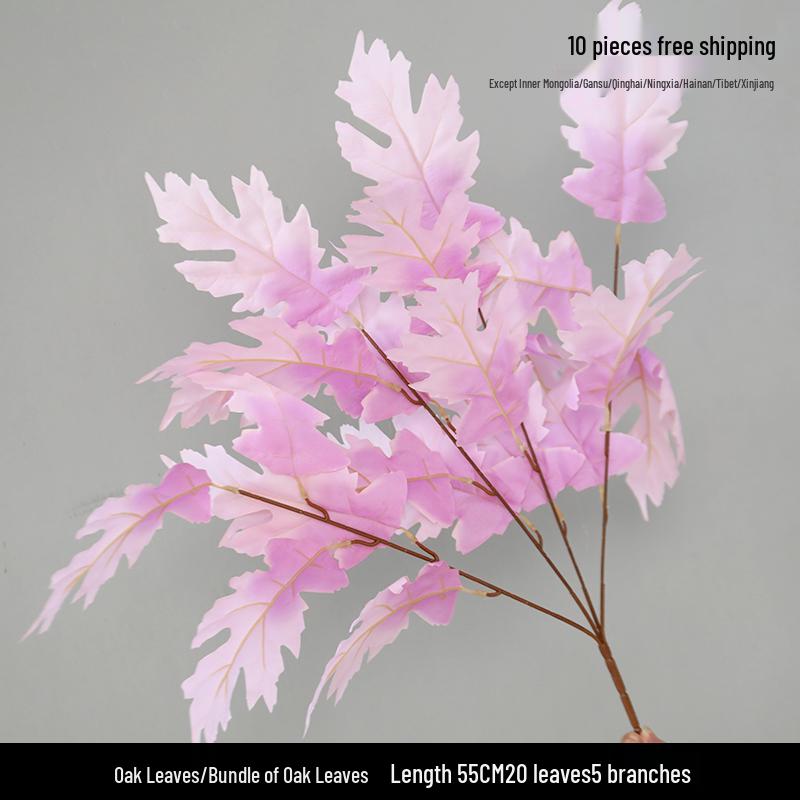 Purple Floral Wedding Arrangement - Silk Hydrangea, Rose, Bamboo Leaves & Grass for Flower Arches