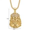 Stainless Steel Titanium Hip Hop God Jesus Pendant Collar Chains Necklace for Men Women Jewelry