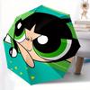1pc Powerpuff Girls Blossom Automatic Folding Umbrella with 8-Rib Compact & Lightweight Design, Self-Opening/ Closing027