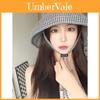 Houndstooth Sun Hat With Wide Brim For Sun Protection And Fashion In Spring And Summer