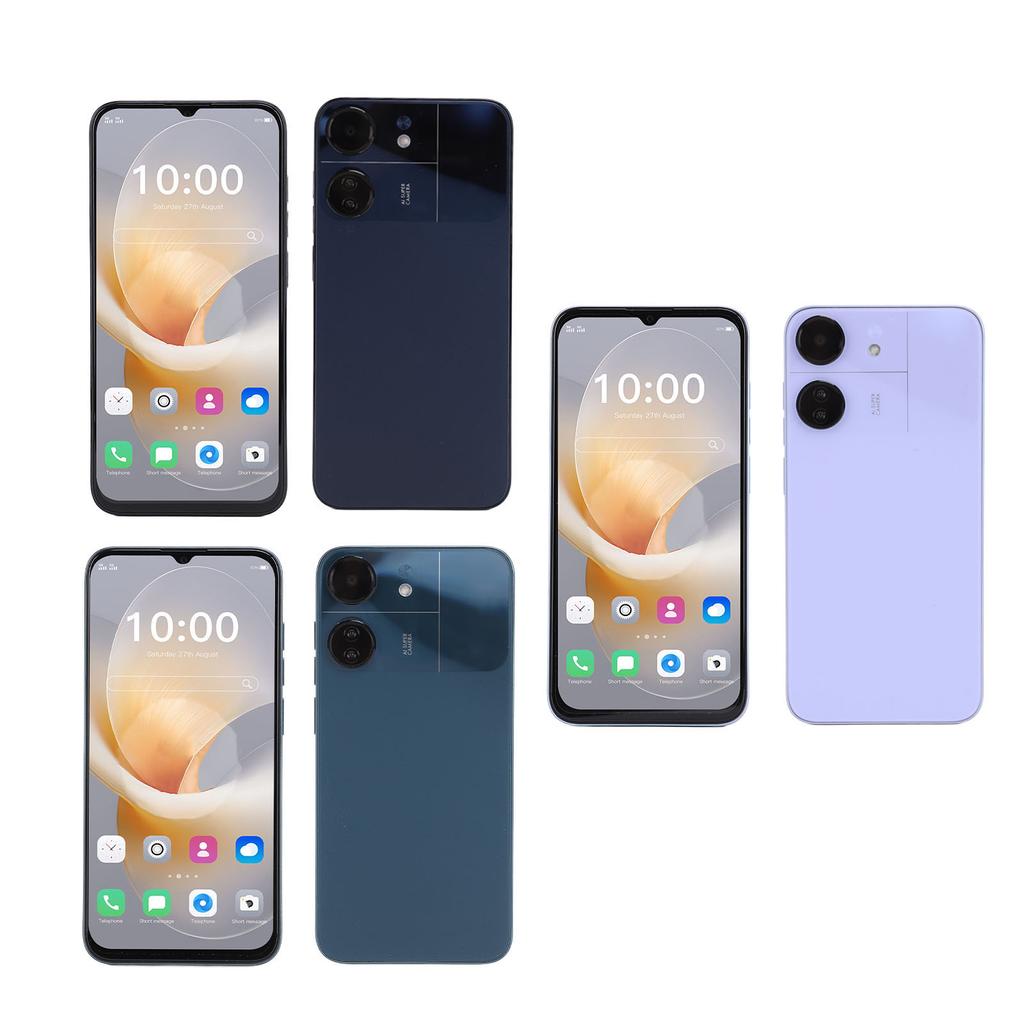 Unlocked Cell Phone 4G Dual Card Dual Standby 6.2 Inch HD Screen RAM 4GB ROM 64GB 13+32MP Smartphone