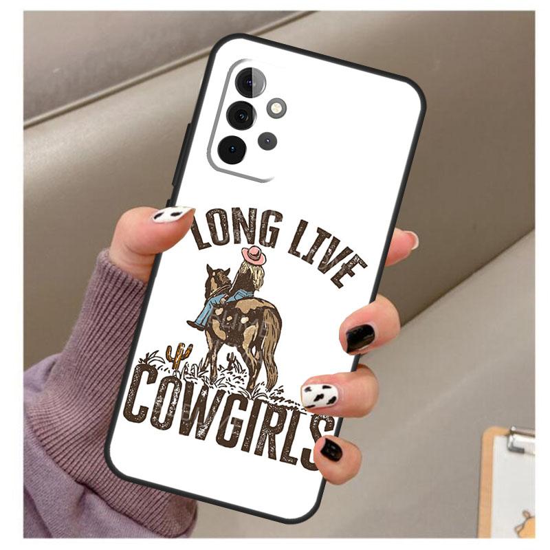 Space Cowgirl Case For Samsung Galaxy A13 A33 A53 A73 A14 A24 A34 A54 A72 A52 A32 A22 A12 A51 A71 A15 A25
