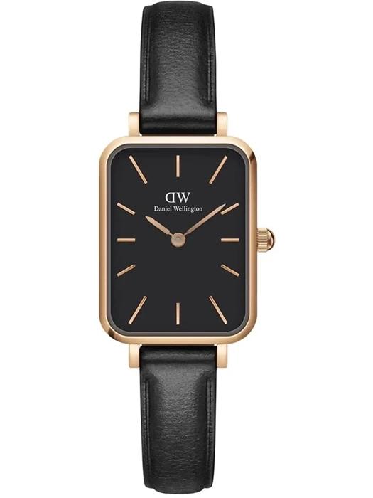 Super Merchant Dameshorloge Daniel Wellington Dw00100435 - Quadro Pressed Sheffield Roségoud 20 Mm + Doos
