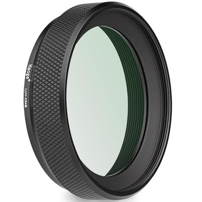 Haoge LUV-X54B Metal Lens Hood with Built-in MC UV Filter Protection, Multi-Resistance Coating, Ultraviolet UV Absorption Lens Filter for Fujifilm X10