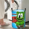 Gummibar the Gummy Bear Foldable Laundry Baskets Dirty Clothes Sundries Storage Basket Large Waterproof Box