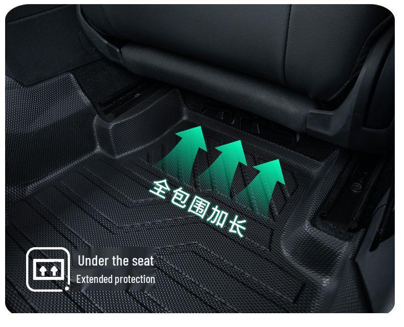 Lynk & Co 08 Door Sill & Full Coverage TPE Floor Mats - Wear-Resistant, Non-Slip, Waterproof.