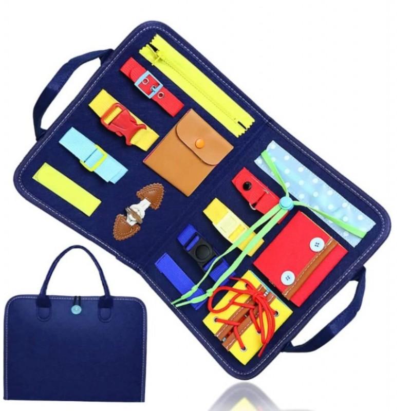 Felt Organizer Educational Mat Closed Folder For Children Toy