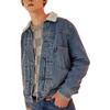 Levis Washed Vintage Single Button Collar Long Sleeve Denim Jacket Men Jackets Blue A4080-0000