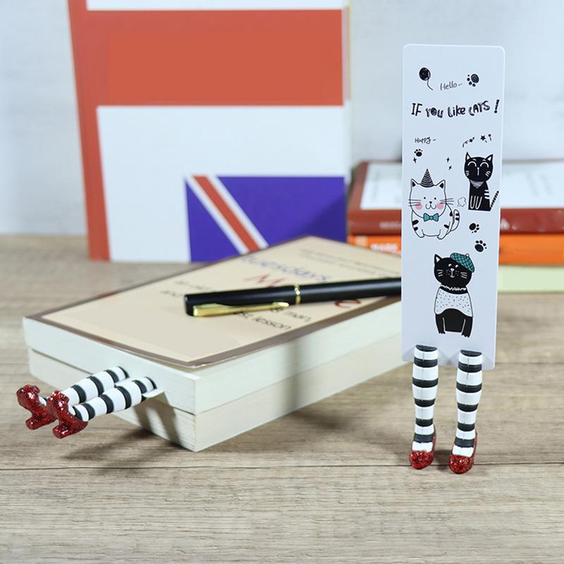 3D High Heels Lesezeichen Hohe Qualität Hexenbeine Handgemachtes Lesezeichen Buchliebhaber Büro Schulbedarf Schreibwaren