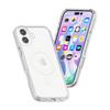 For iPhone 17 Magnetic Case Compatible with MagSafe PC+TPU Clear Phone Cover