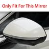 For Hyundai Sonata 11th 2024 Car Sticker Rearview Side Mirror Cover Wing Cap Exterior Door Rear View Case Trim Carbon Fiber ABS